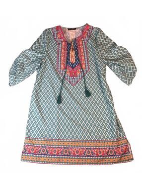 Urban Coco Bohemian Patterned Dress Size L